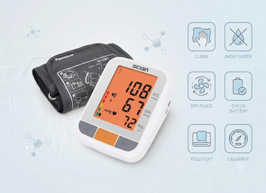 How to Care for Your Upper Arm Blood Pressure Monitor