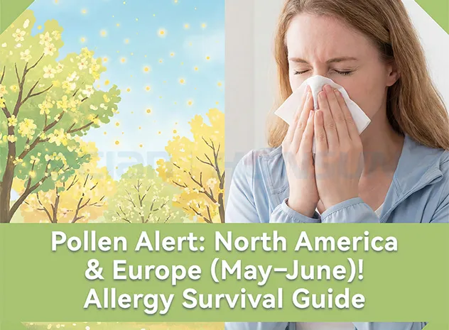 Pollen Alert: North America & Europe! Allergy Survival Guide